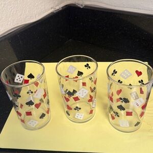 Vintage Ship Design Glass TumblersSet-2